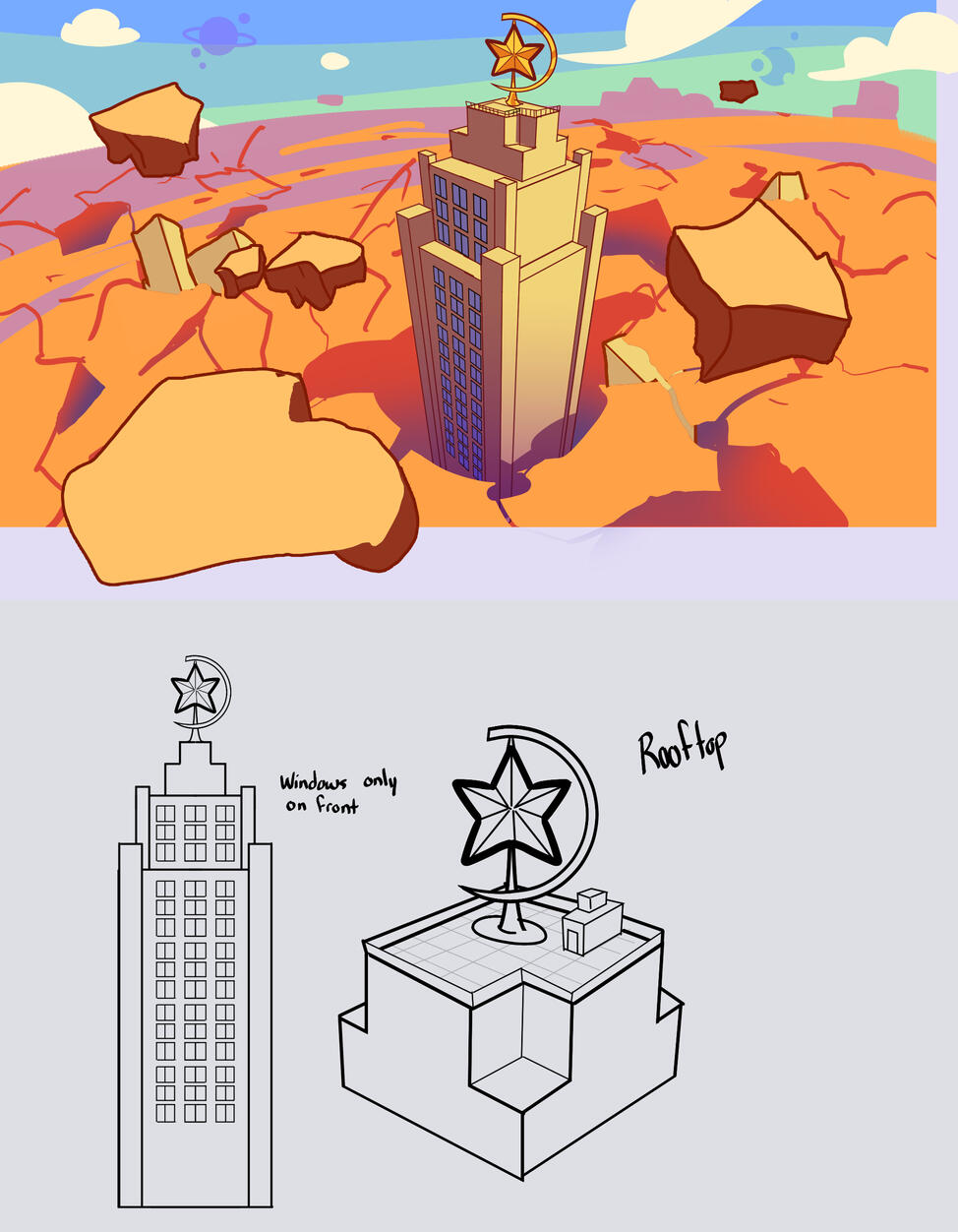 Tower Concept art